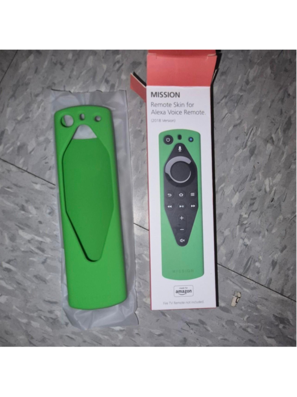 green cover for alexa/firestick remote (remote not included)